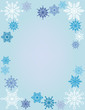 snowflake background blue pastel