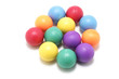 Balls on White Background