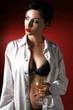 Photo: the angry woman drinks wine alone the angry woman drinks wine alone