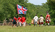 The enactment - The Battle of Monmouth in New Jersey