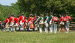 The enactment - The Battle of Monmouth in New Jersey
