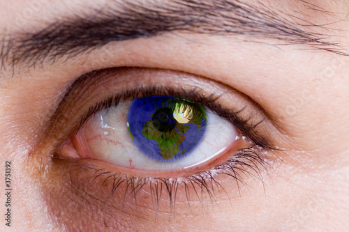 Photo: Human eye. macro shooting... Human eye. macro shooting...