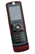 raspberry mobile phone over white