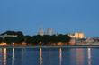palais des papes la nuit