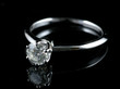 Diamond ring with reflection Diamond ring with reflection