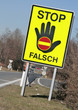 Verkehrsschild An Einer Autoba...