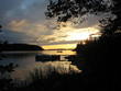 Foto: Pier in sunset in the archipelago in Northern Europe Pier in sunset in the archipelago in Northern Europe