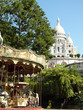 Butte montmartre, sacré-coeur, manège Butte montmartre, sacré-coeur, manège