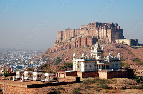 Le Mehrengar et le cenotaph de Jodhpur Le Mehrengar et le cenotaph de Jodhpur
