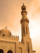 religious mosque in Egypt and sky with clouds