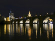 Charles Bridge and the Old Town of Prague at night