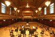 old auditorium, gold and velvet decoration
