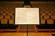 music stand and chairs music stand and chairs
