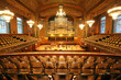 old auditorium, gold and velvet decoration