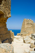 Ruins at the ancient Acropolis of Lindos, Rhodes, Greece Ruins at the ancient Acropolis of Lindos, Rhodes, Greece
