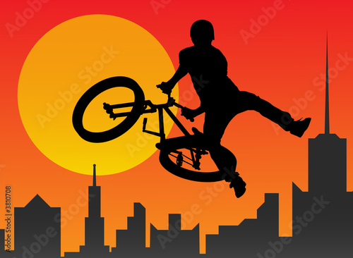 Illustration: bicyclist bicyclist