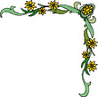 Flower Scrolls border
