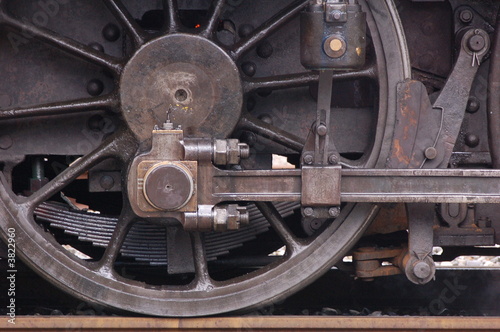 Photo: bielle de locomotive à vapeur bielle de locomotive à vapeur