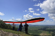 Hang-gliding preparation