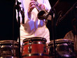 Musico de Jazz, trompeta y congas.