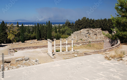 Ancient Academy of Asklepion on a Greek island of Kos