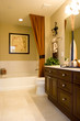 Modern tastefully decorated bathroom