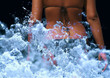 frau im wasser