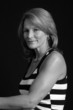 Mature pretty woman in black and white