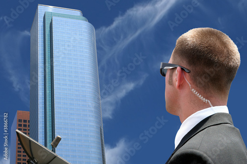 Photo: Security agent watching for our peace Security agent watching for our peace
