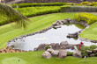 Photo: Golf Course for Putting with Gold Fish Pond Golf Course for Putting with Gold Fish Pond