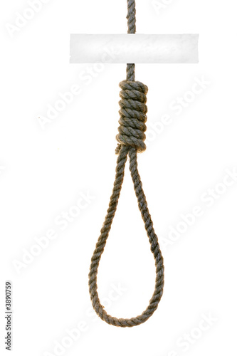 Photo: noose with free space for your text noose with free space for your text