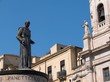 Catania statua Cardinale Dusmet piazza San Francesco Catania statua Cardinale Dusmet piazza San Francesco