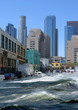 Protected by flood insurance Flooding in the city