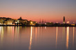 A night shot of Retymno on Crete, Greece A night shot of Retymno on Crete, Greece