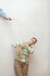 Woman falls under influence. Submission
