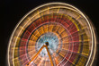 Ferris wheel spinning colors