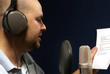 Announcer and dj at small broadcasting station   