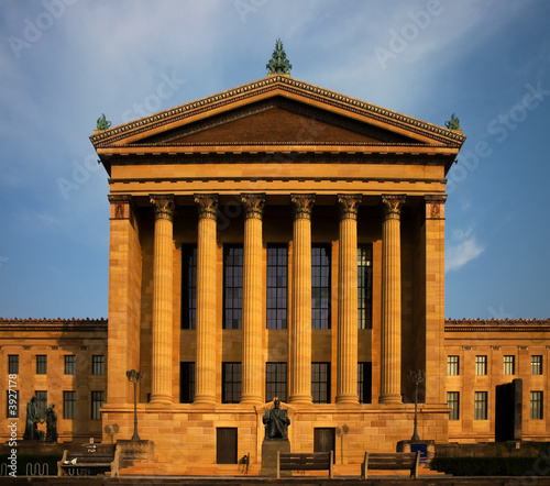Photo: Philadelphia museum of art at sun down Philadelphia museum of art at sun down