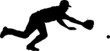 Sport silhouette - baseball player