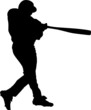 Sport silhouette - baseball player