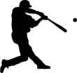 Sport silhouette - baseball player