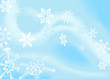winter background with snowflakes