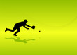 Background baseball player