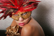 Sexy woman in mask