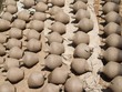 New pots drying in sun
