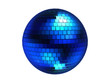 blaue discokugel blaue discokugel