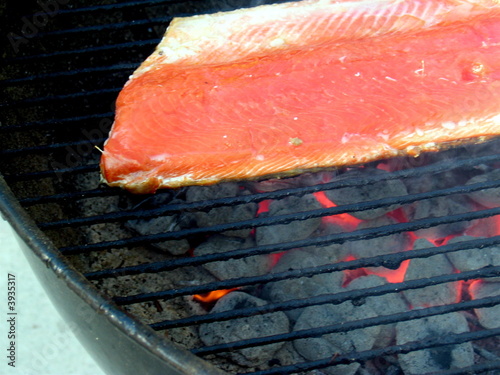 Photo: Griilling Salmon Griilling Salmon