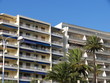 Immeubles de vacances et palmiers Immeubles de vacances et palmiers