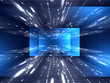 abstract blue background