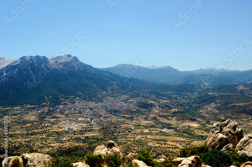 Sardinia interior panorama Sardinia interior panorama